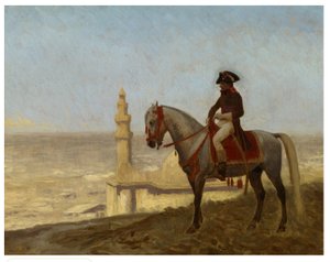 General Bonaparte i Cairo, skitse af Jean Leon Gerome