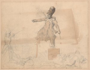 Sænkekasse til artilleri af Jean Louis André Théodore Géricault