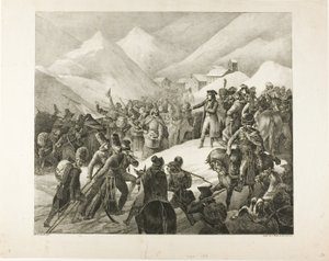 Passagen af Mount Saint Bernard af Jean Louis André Théodore Géricault