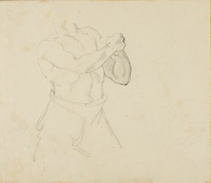 Torso af en bokser af Jean Louis André Théodore Géricault