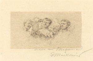 De elskende af Jean Louis Ernest Meissonier