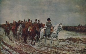 Napoleon under den franske kampagne i 1814, 1864, c1915 af Jean Louis Ernest Meissonier