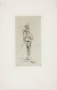 Punchinello af Jean Louis Ernest Meissonier