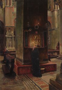 Madonna del Bacio ved San Marco, Venedig, 1882 af Jean Louis Ernest Meissonier