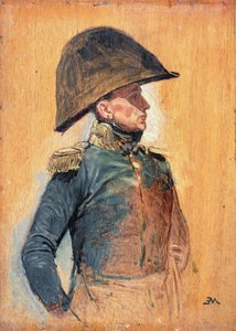 En generalofficer (olie på panel) af Jean Louis Ernest Meissonnier