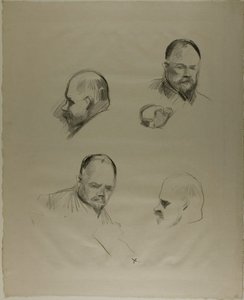 Ambroise Vollard, Fire skitser af Jean Louis Forain