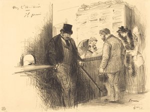 Hos Fogeden af Jean Louis Forain