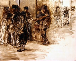 Ved hoffet (olie på lærred) af Jean Louis Forain