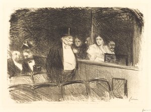 På Teatret af Jean Louis Forain