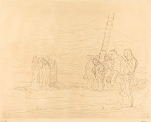 Golgata (første tallerken) af Jean Louis Forain