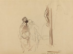 Det var her jeg afsluttede præsten, ca. 19141919. af Jean Louis Forain
