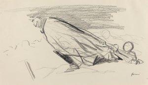Dem fra den første time. Herre! hvor er vi fra den friske krig... ..., ca. 19141919. af Jean Louis Forain