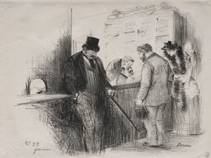 På Huissler af Jean Louis Forain