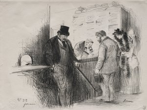 På Huissler. af Jean Louis Forain
