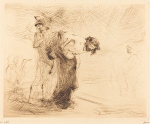 Kristus frataget sit tøj af Jean Louis Forain