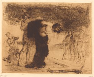 Kristus frataget sit tøj af Jean Louis Forain