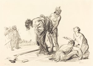 Kristus frataget sit tøj af Jean Louis Forain