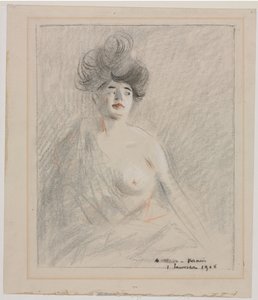 Courtesane (rekto) af Jean Louis Forain