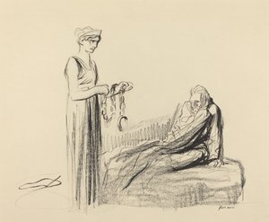 Fetters, formentlig 1919. af Jean Louis Forain