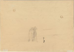 Figurer i et landskab (verso) af Jean Louis Forain