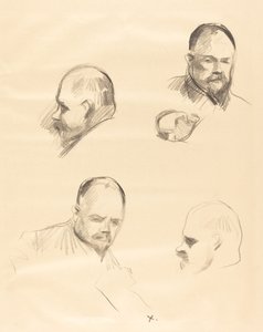 Fire skitser af Ambroise Vollard af Jean Louis Forain