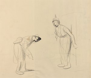 Skjuler "louis" [verso] af Jean Louis Forain