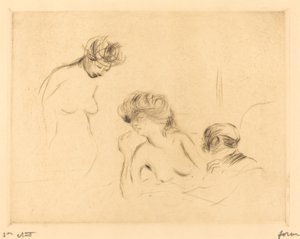 I et privat værelse (tredje plade) af Jean Louis Forain