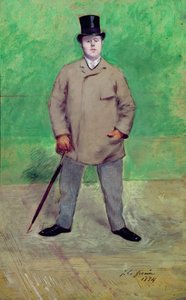 Jacques-Emile Blanche (1861-1942) 1884 (olie på kort)