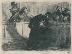 Den Inveighed Advokat, 1919 af Jean Louis Forain