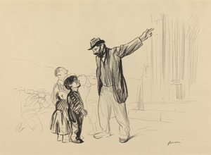 Deres Fædres Kirke, ca. 19141919. af Jean Louis Forain