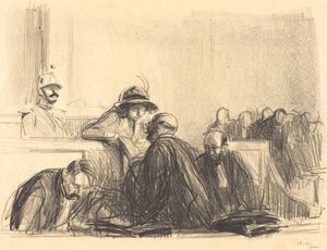 Advokat taler med sin klient af Jean Louis Forain