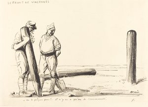 Fronten af ​​Vincennes af Jean Louis Forain