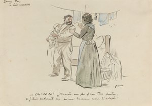 Den anarkistiske fare, ca. 1897. af Jean Louis Forain