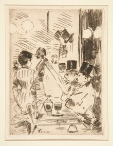 Cafeen i det nye Athen af Jean Louis Forain