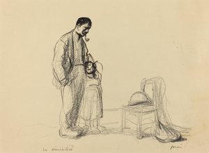 De demobiliserede, ca. 19141919. af Jean Louis Forain