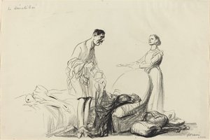 De demobiliserede, ca. 19141919. af Jean Louis Forain