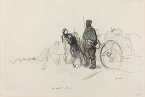 Boche-folden, ca. 19141919. af Jean Louis Forain