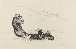 På udkig efter fjenden, ca. 19141919. af Jean Louis Forain