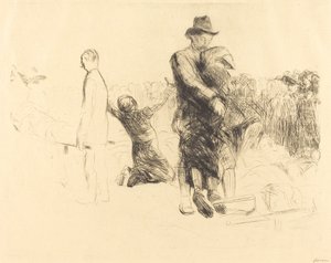 Lourdes, Transport af lammede af Jean Louis Forain