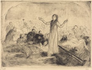 Lourdes, Miraklet (anden plade) af Jean Louis Forain