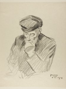 Portræt af Renoir, fjerde plade af Jean Louis Forain