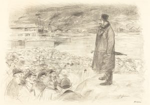 Scene of a Strike (tredje plade) af Jean Louis Forain