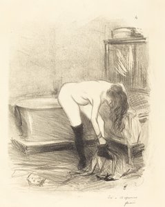 The Bath (lodret plade) af Jean Louis Forain