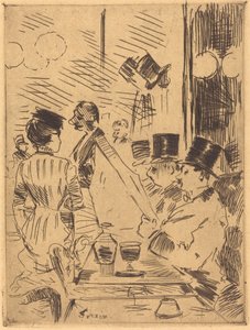 Cafeen i det nye Athen af Jean Louis Forain