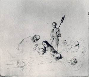 Patienternes fællesskab, 1925. af Jean Louis Forain
