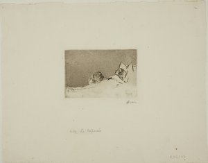 Den døde pige af Jean Louis Forain
