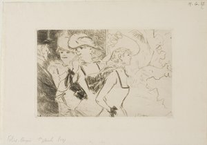 Foiles-Bergère, første plade af Jean Louis Forain