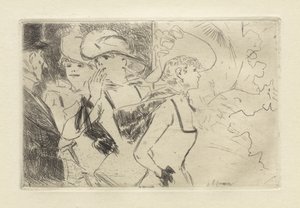 Folies-Bergere, ca. 1880-86. af Jean Louis Forain
