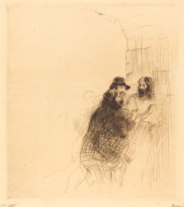 Mødet under buen (anden plade) af Jean Louis Forain