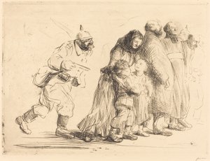 The Notables (stor tallerken) af Jean Louis Forain